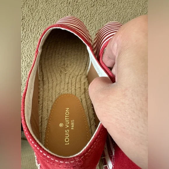🙏LV Bidart Espadrille Shoes-Size8 - Picture 9 of 17